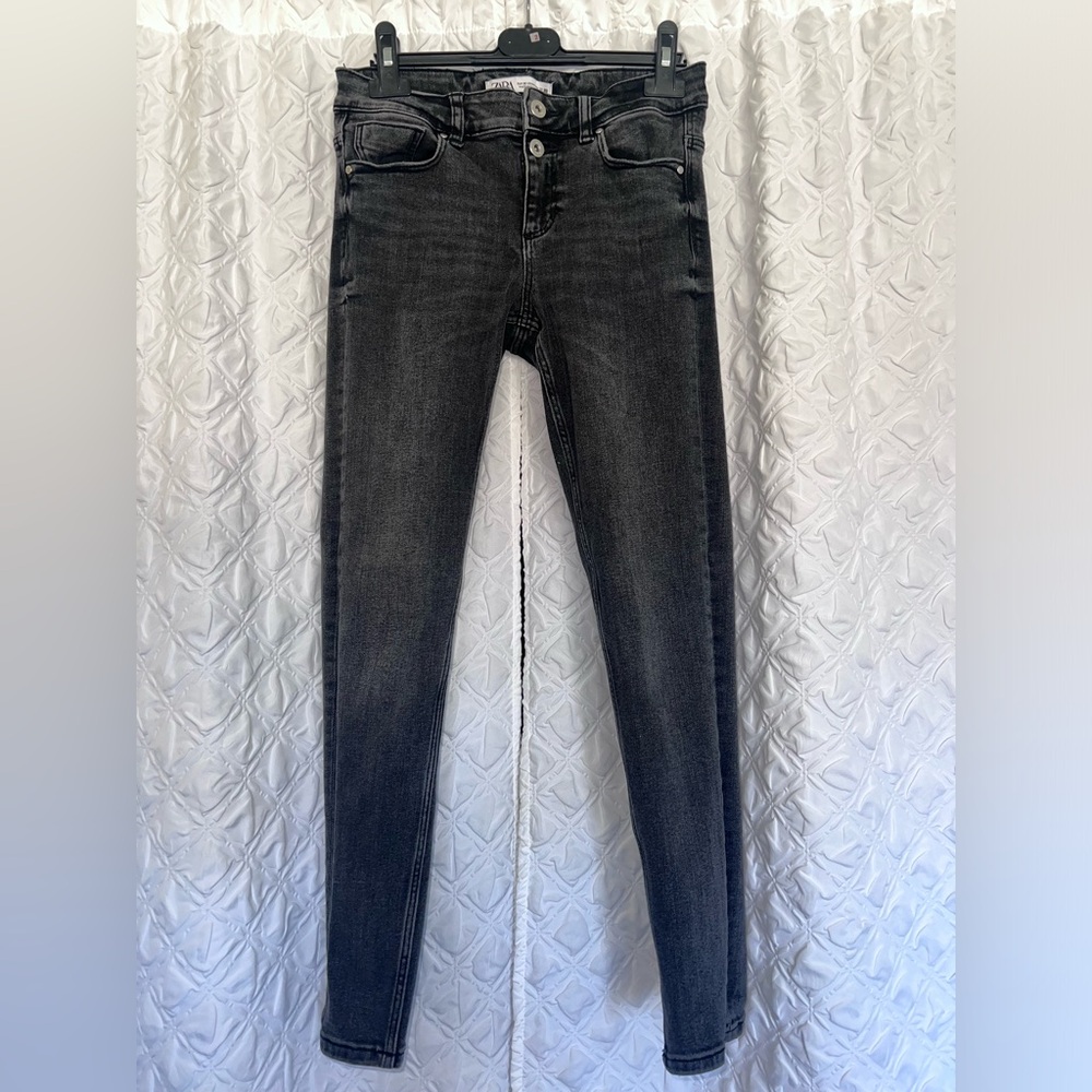 Zara black grey stretch jean - Size 26